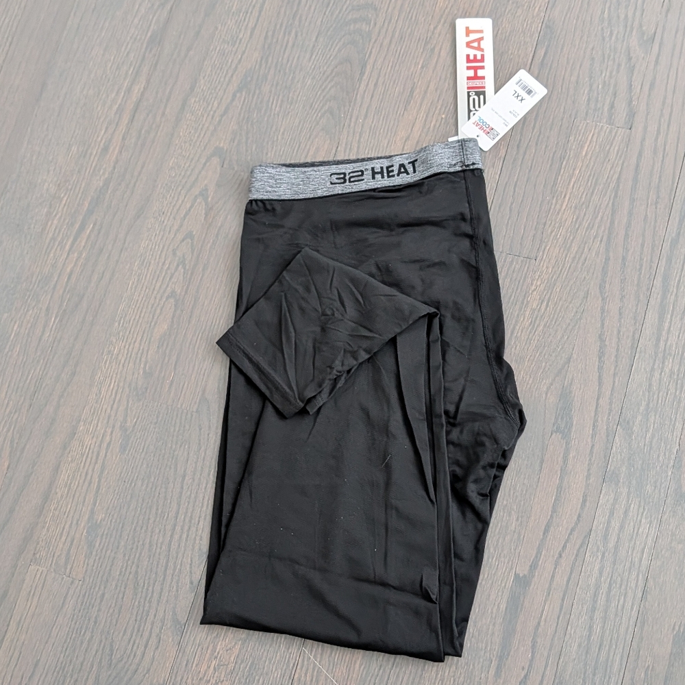 32 Degrees Men's Lightweight Baselayer Legging - Black / XXL